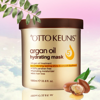 Etiquettes allemandes personnalisées, masque de traitement à l'huile d'orange, pour croissance des cheveux, gingembre, 1000ml