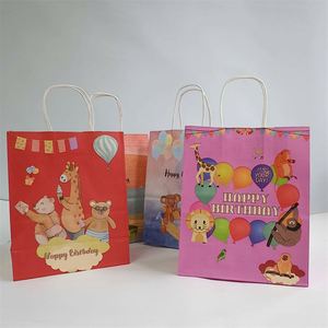 Sac de shopping en papier personnalisé blanc de haute qualité avec logo imprimé 22*11*27cm, personnalisé pour les cadeaux - Product Image 1