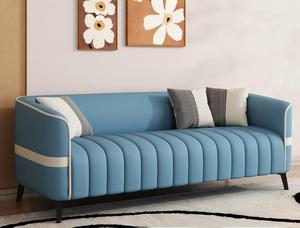 Venta Directa de Fábrica, Juego de Sofás Modernos de Lujo para Sala de Estar, Material de PU, Relleno de Esponja, Sofá Doble, Diseño Elegante - Product Image 6
