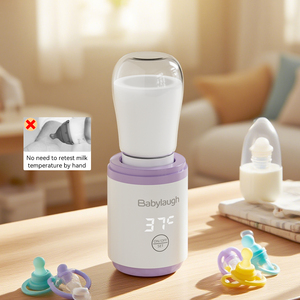 Calentador de Leche Portátil de Acero Inoxidable 316L, Calentador de Leche de Viaje con Temperatura Precisa y Función de Esterilización - Product Image 1
