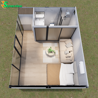 Haute qualité en gros personnalisé moderne portable navire capsule maison pomme cabine avec cuisine préfabriqué conteneur maison 40ft à vendre