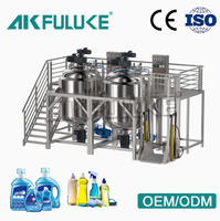 Équipement de mélange vertical sur mesure en SUS304 de 90 L avec homogénéisateur inférieur pour le mélange de liquide vaisselle et de savon