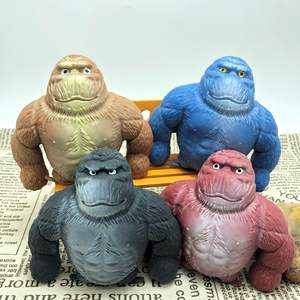 Jouet Squishy Singe Rempli de Sable, Élastique et Extensible, Anti-Stress, Gorille Squishy, Vente Chaude - Product Image 6