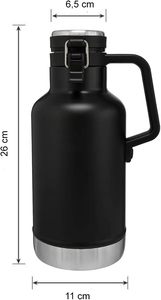 64oz Outdoor Large-capacity Beer Jug, Made of Stainless Steel, with Double-layer Insulation and Ice Storage Capacity - Product Image 4