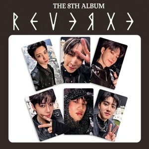 การ์ดภาพถ่าย KPOP ไอดอล อัลบั้มใหม่ REVERXE HD โฟโต้การ์ด แบกฮยอน ชานยอล ซูโฮ ไค ซีฮุน ซิวมิน การ์ด LOMO แบบสองด้าน เคลือบเงา ของขวัญสำหรับแฟนคลับ - Product Image 6