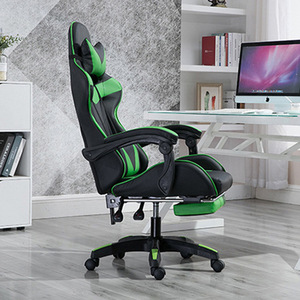 Silla de carreras barata de cuero Pu para ordenador, ergonómica, para juegos de carreras, en stock - Product Image 5