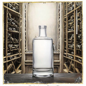 Entrega rápida Premium Liquor Cork 500ml 700ml 750ml Botellas de vidrio Palabras clave Vodka Whisky Ron Nota Palabras clave han sido extraídas - Product Image 3