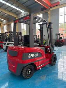 China Battery Operated Fork Lift Carretilla Elevadora Electrica 2 Ton <b>Mini</b> Electric Forklift with 3 Stage Mast - Product Image 4