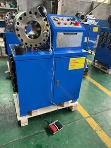 3 In Één Hete Pers Schuine Hydraulische Slang Krimpmachine Schuiven Snijcrimper Met Ingebouwde Schuiven En Snijden - Product Image 2