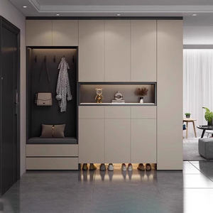 Meuble à chaussures moderne, meuble à chaussures pour petits espaces, meuble à chaussures avec porte de rangement pour salon, armoire, chambre à coucher - Product Image 1