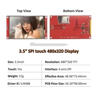 Module LCD série SPI 3,5 pouces 480*320 TFT avec pilote ILI9488 pour affichage HD