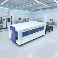 Machine de découpe laser entièrement fermée, 3000W, tête laser anti-collision, haute sécurité, découpe de tous types de plaques métalliques, certifiée CE FCC