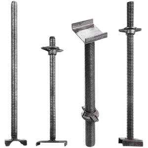 Q235 vật liệu thép vòng khóa giàn giáo u-đầu cơ sở jack cho Coupler và chống đỡ các bộ phận thang thiết yếu và khung - Product Image 1
