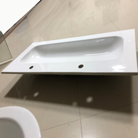 Lavabo double vasque à bord fin, de luxe, pour meuble de salle de bain, pour cabine publique, pour hôtel, coloré, artisanal