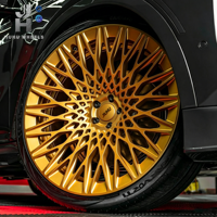 Jantes forgées sur mesure usinées CNC, style monobloc, 19, 20, 21, 22, 23, 24 pouces, 5x130, 5x114.3 pour Benz, Audi, BMW, Maybach