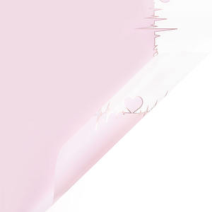 Accepter les motifs personnalisés de battement de coeur nouveau style design imperméable en plastique fleur papier d'emballage fournitures de fleuristes - Product Image 2