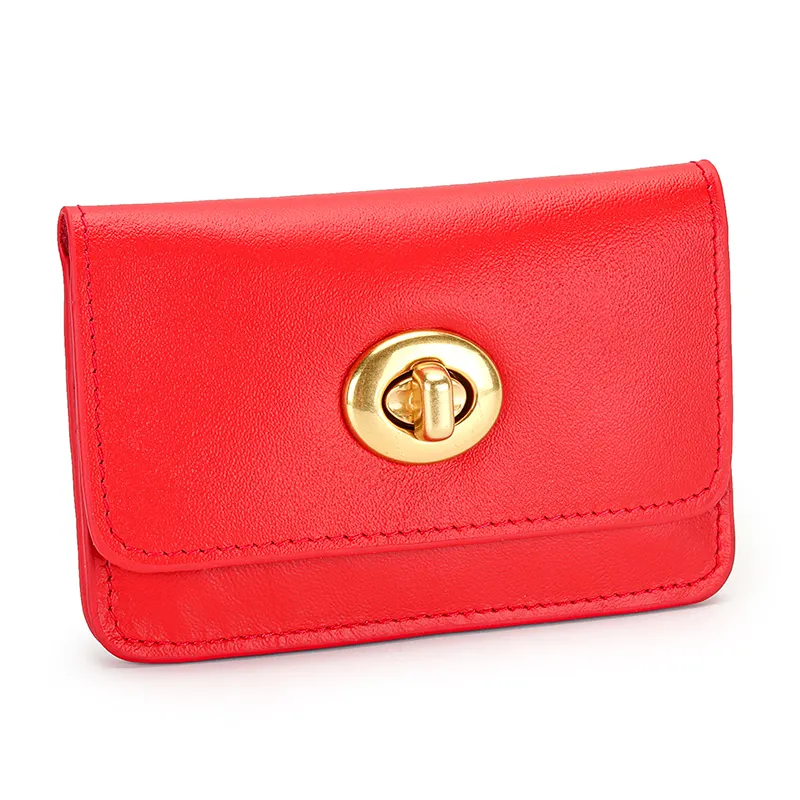 Hot Sale Leather Mini Wallet for Women Fashion Ladies Coin Purse and Card Holder Stylish Candy Holders Wallet