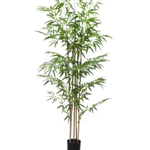 Vente en gros de Offre Spéciale matériel vivant Bambou artificiel Arbres Plantes Certifié UV Intérieur Décoration de la maison Échantillon disponible