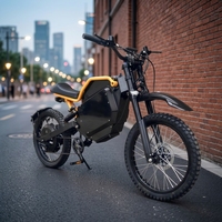 HCBK-SS80 25000W Endurance Stealth Bomber, Batería de Litio de Alta Capacidad 84V75Ah, Alcance Máximo 200 km, 150KM/H, Chongqing