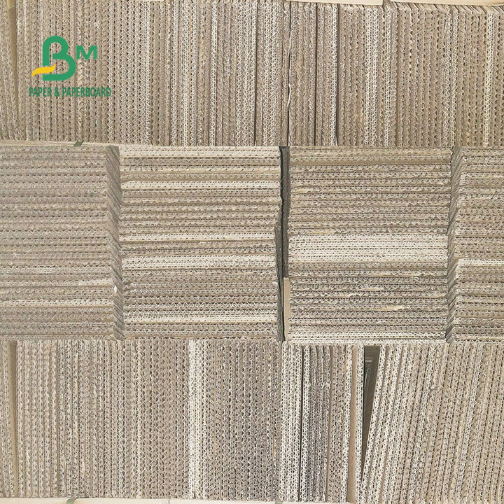E Flute Single Wall Corrugated Cardboard Sheets For Brown Coffee Cup Cover