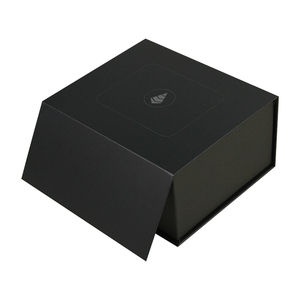 Caja de Regalo Premium Negra al por Mayor con Logotipo Personalizado, Caja de Embalaje Magnética de Cartón Grande de Lujo - Product Image 4