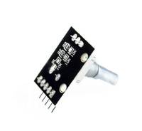 Kit Potensiometer Merek Asli, Tombol Putar 360 Derajat, Modul Encoder KY-040, Sensor Brick, Saklar, Papan Pengembangan, Pin