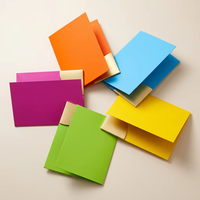 Cartes de vœux personnalisées en papier d'art de qualité supérieure avec impression offset et gaufrage, cartes de visite personnalisées avec logo, style pochette pliable, vente en gros