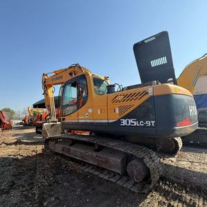 Used Hyundai 305 LC-9T Hydraulic Crawler Excavator 2022 <b>Model</b> 30 Ton Diesel <b>Engine</b> with Motor Gearbox Pump and Cheap Price - Product Image 1
