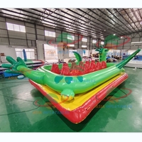Tube gonflable rotatif remorquable pour sports nautiques, bateau banane et jet ski, ski remorquable, canapé confortable, jouets aquatiques
