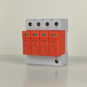 AC 275V 20KA 40KA 50/60Hz Dispositivo de protección contra sobretensiones trifásico T2 Clase <span class=keywords><strong>2</strong></span> Pararrayos Energía SPD - Product Image 3