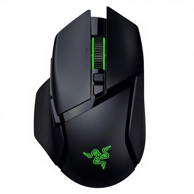 Razer Basilisk V3 Pro 35K Wireless Gaming Mouse HyperScroll Tilt Wheel Chroma RGB Customizable Controls 140-Hour Battery