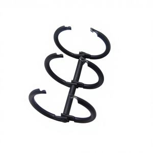 Anneaux de reliure en métal noir EWANG de 30 mm pour calendrier - Product Image 2