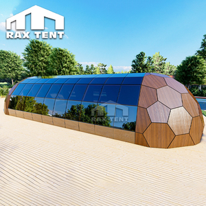 Dôme en verre hexagonal de luxe RAXTENT 6x16M avec isolation pour suites d'hôtel de glamping haut de gamme - Product Image 4