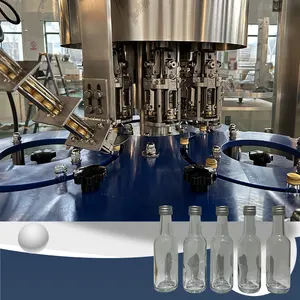 Full Auto 15mm 28mm Aluminium ROPP Caps Capping Machine for Syrup Wine Juice Bottle Screw Sealing Packing