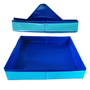 <span class=keywords><strong>Piscine</strong></span> pliable étanche pour animaux de compagnie en <span class=keywords><strong>plastique</strong></span> <span class=keywords><strong>dur</strong></span> conception carrée chats et enfants <span class=keywords><strong>piscine</strong></span> de rembourrage pour chien améliorée - Product Image 4