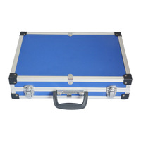 Caja de Instrumentos y Herramientas Portátil Multifuncional de Aleación de Aluminio - Caja de Almacenamiento con Ventana YH-1103