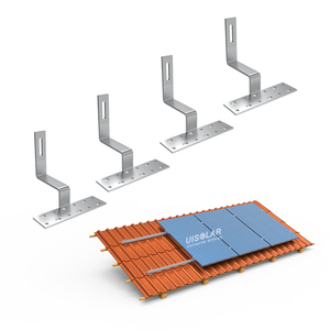Support de fixation <span class=keywords><strong>solaire</strong></span> UISOLAR en acier inoxydable, crochet universel pour <span class=keywords><strong>toiture</strong></span> <span class=keywords><strong>solaire</strong></span>, crochets pour tuiles solaires pour systèmes de montage <span class=keywords><strong>sur</strong></span> <span class=keywords><strong>toiture</strong></span> à tuiles - Product Image 5