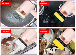 Brosse de nettoyage électrique USB 6-en-1 pour cuisine, avec poils en PP/soies de porc, pour salle de bain, brosse rotative et évier de lavage de vaisselle - Product Image 4