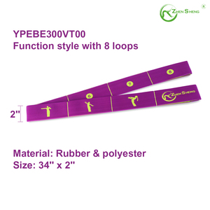 Bandes de Résistance Élastiques Personnalisées Zhensheng pour Exercices d'Étirement et de Tonification Corporelle avec 8/10 Boucles - Product Image 3