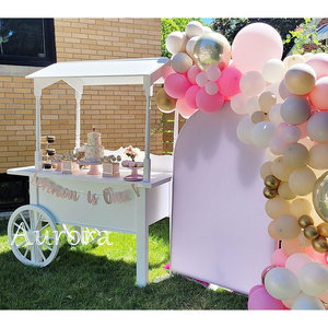 Équipement de location de fête chariot à desserts Trailersnack chariot à desserts avec roues - Product Image 6