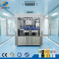 Machine d'étiquetage automatique rotative à haute vitesse pour bouteilles d'eau minérale en plastique avec colle thermofusible OPP 18000BPH