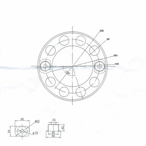 Volvo Truck <b>Wheel</b> Dust Shield OE3988730 Steel For FM FH <b>Replacement</b> Part - Product Image 1