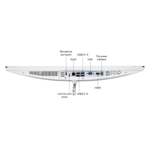 Computadora Todo en Uno <span class=keywords><strong>de</strong></span> Fábrica <span class=keywords><strong>de</strong></span> 23.8/27 Pulgadas, Core I3/I5/I7, 16GB/32GB RAM, 1TB SSD, Barebone para Negocios - Product Image 6