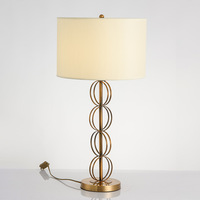 Art Creative Design Home Decorative Tissu Shades Fancy Bed Side Decoration Lights Lampes de table d'intérieur