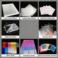 Plaque acrylique transparente colorée personnalisée à bas prix, panneau PMMA découpé au laser, imprimé UV personnalisable pour affichage publicitaire