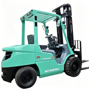 Used Original Japan Low <b>Hours</b> Forklifts Mitsubishi FD30 3.5 Ton Diesel Forklift Hydraulic Side Shifter Solid Tire 2024 Model - Product Image 1