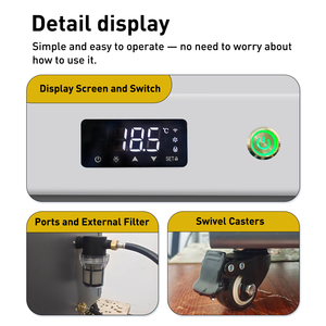 Oferta Especial: Enfriador de Agua para Baños Fríos de 2HP con Filtro, Esterilización por Ozono, Doble Voltaje BY-50, Enfriamiento Rápido, Unidad Portátil con Control de Temperatura - Product Image 6