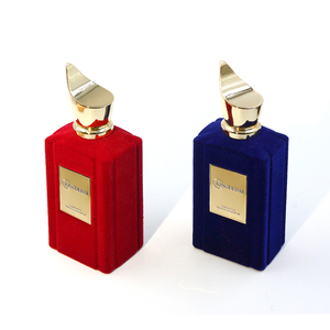 Custom Flocked Perfume Sprayer <b>Bottle</b> Crimp 50ml 100ml Glass Perfume <b>Bottle</b> with Zinc Alloy Lid - Product Image 3