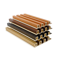 Panneau mural WPC PVC stratifié haute brillance, nouveau design, panneau mural WPC pour plafond, pliable