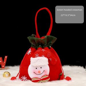 Hot Selling Christmas Gift Bag Creative Printed Christmas <b>Toy</b> Decoration Bag Christmas Eve Goodie Bags - Product Image 6